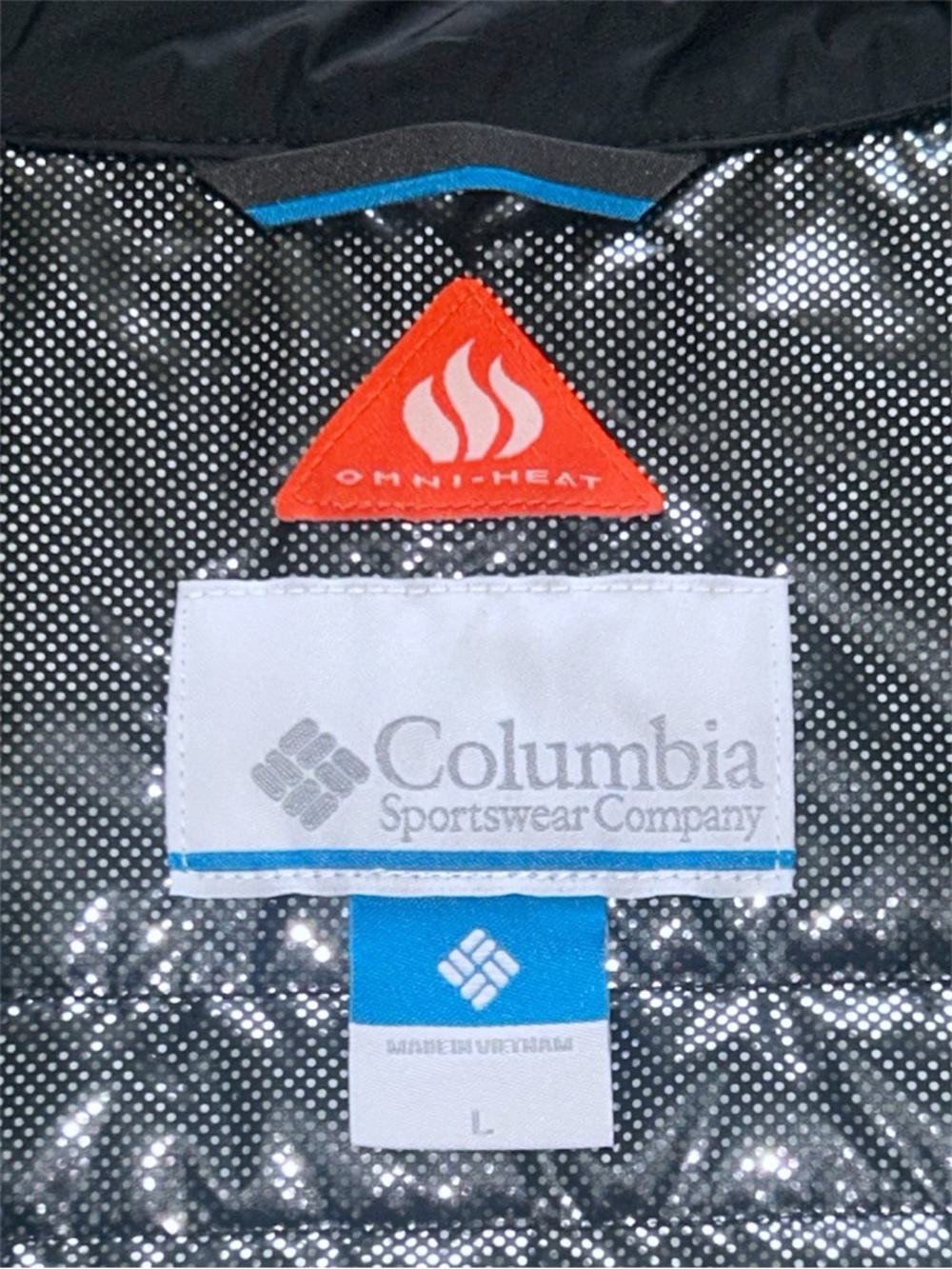 Columbia Omni-Heat Hybrid Puffer Reflective Lined Winter Vest L EUC - Picture 3 of 4